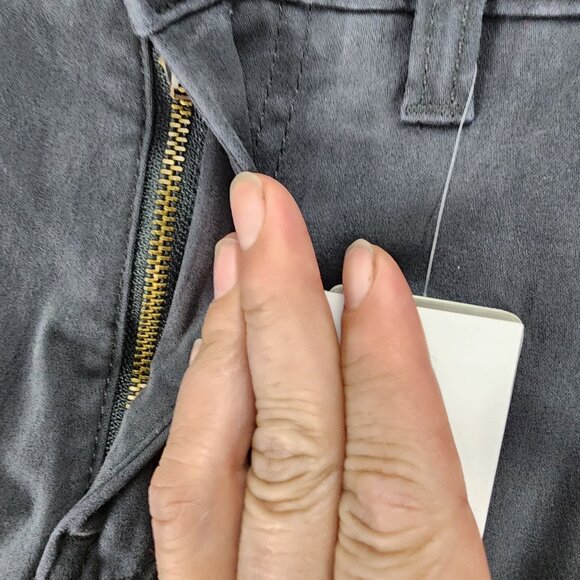 Jachs Pants Mens 31x34 Gray Stretch Mid Rise Straight Slim Straight Leg *NWT* - Picture 3 of 14